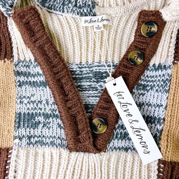 2 pc For love and lemons checker print Knit Sweater set - Picture 2 of 12